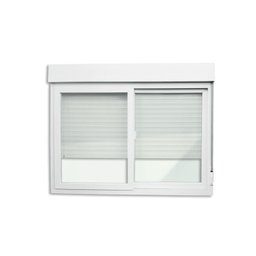 Janela de PVC Integrada 120x200cm 2 Folhas com Vidro Liso ITEC Brimak - 6