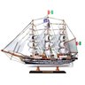 Barco Veleiro Escuna de Madeira Amerigo Vespucci Replica 65 Cm - 65x47cm - 1