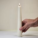 Ver imagem 3 de Vela Decorativa Coluna Listrada 27 Cm