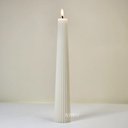 Ver imagem 1 de Vela Decorativa Coluna Listrada 27 Cm