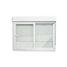 Janela de PVC Integrada 140x200cm 2 Folhas com Vidro Liso e Cremona ITEC Brimak - 6