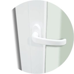 Janela de PVC Integrada 140x200cm 2 Folhas com Vidro Liso e Cremona ITEC Brimak - 2