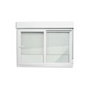Ver imagem 2 de Janela de PVC Integrada 140x200cm 2 Folhas com Vidro Liso e Cremona ITEC Brimak