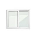 Ver imagem 6 de Janela de PVC 100x100cm 2 Folhas com Vidro Liso ITEC Brimak