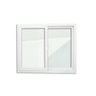 Janela de PVC 100x150cm 2 Folhas com Vidro Liso ITEC Brimak - 6