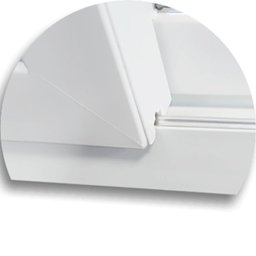 Janela de PVC 100x150cm 2 Folhas com Vidro Liso ITEC Brimak - 4