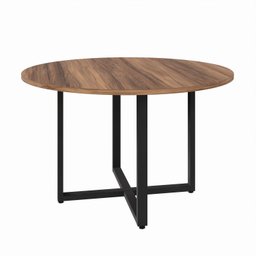 Mesa de Reunião Circular Pé Metálico D1200 Expresso Móveis - 4