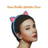 Fone Orelha de Gato Headphone Bluetooth Sem fio Led Tiara Azul - 2