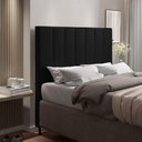 Ver imagem 3 de Cabeceira Cama Box Casal 140cm Corino Preto