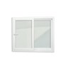 Janela de PVC 120x150cm 2 Folhas com Vidro Liso e Cremona ITEC Brimak - 6