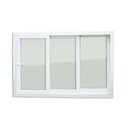 Ver imagem 6 de Janela de PVC 100x150cm 3 Folhas com Vidro Liso e Cremona ITEC Brimak