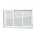 Ver imagem 6 de Janela de PVC 100x240cm 3 Folhas com Vidro Liso e Cremona ITEC Brimak