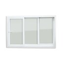Ver imagem 6 de Janela de PVC 100x240cm 3 Folhas com Vidro Liso e Cremona Itec Brimak Branco