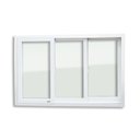Ver imagem 6 de Janela de PVC 120x150cm 3 Folhas com Vidro Liso ITEC Brimak