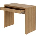 Ver imagem 6 de Escrivaninha Mesa de Escritório 90 Cm 1 Gaveta Amêndoa