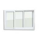 Ver imagem 6 de Janela de PVC 120x200cm 3 Folhas com Vidro Liso Itec Brimak Branco