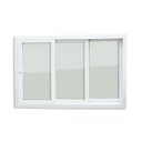 Ver imagem 6 de Janela de PVC 120x200cm 3 Folhas com Vidro Liso e Cremona Itec Brimak Branco