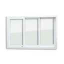 Ver imagem 6 de Janela de PVC 120x240cm 3 Folhas com Vidro Liso ITEC Brimak