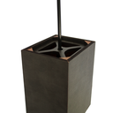 Ver imagem 4 de Pendente Luna em Madeira e Cristais – Ébano, Bivolt, Soquete E27