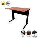 Ver imagem 3 de Mesa Escrivaninha de Estudos 90cm X 60cm Pé Metal F5 Office