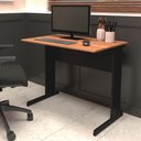 Ver imagem 1 de Mesa Escrivaninha de Estudos 90cm X 60cm Pé Metal F5 Office