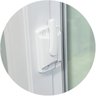 Janela de PVC 100x240cm 4 Folhas com Vidro Liso e Cremona ITEC Brimak - 2