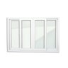 Janela de PVC 120x200cm 4 Folhas com Vidro Liso ITEC Brimak - 6