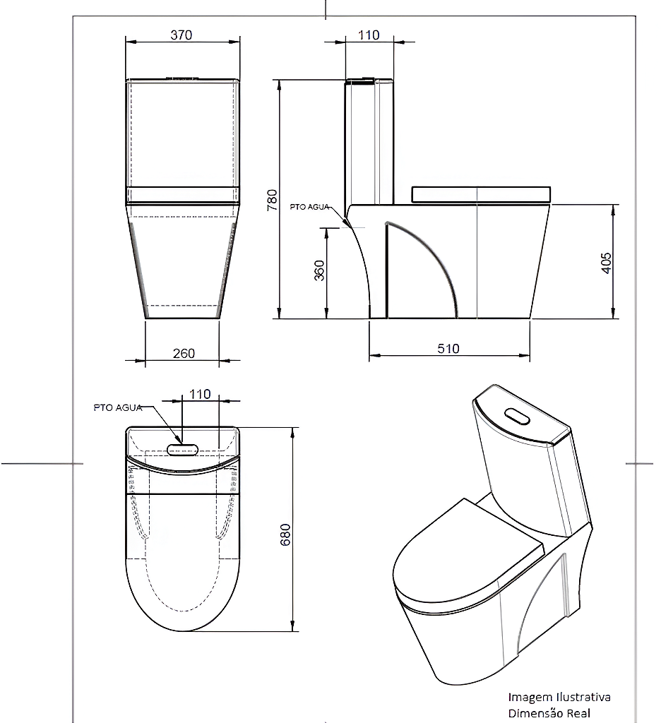 Louça Sanitária Ravena Branco - 4