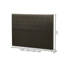 Ver imagem 3 de Cabeceira Cama Box Estofada Madeira Queen Size Montreal:brida