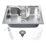 Cuba Pia Cozinha Gourmet Aço Inox 50x40 C Acessórios Fc-73 - 4