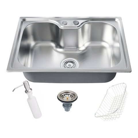 Cuba Pia Cozinha Gourmet Aço Inox 50x40 C Acessórios Fc-73