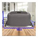 Ver imagem 7 de Cuba Pia Cozinha Gourmet Aço Inox 50x40 C Acessórios Fc-73