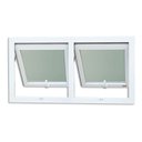 Ver imagem 6 de Janela de PVC Maxim-Ar 60x120cm 2 Basculas com Vidro Mini Boreal ITEC Brimak