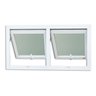 Janela de PVC Maxim-Ar 60x120cm 2 Basculas com Vidro Mini Boreal ITEC Brimak - 6