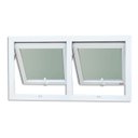 Ver imagem 6 de Janela de PVC Maxim-Ar 60x160cm 2 Basculas com Vidro Mini Boreal ITEC Brimak