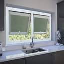 Ver imagem 1 de Janela de PVC Maxim-Ar 60x160cm 2 Basculas com Vidro Mini Boreal ITEC Brimak