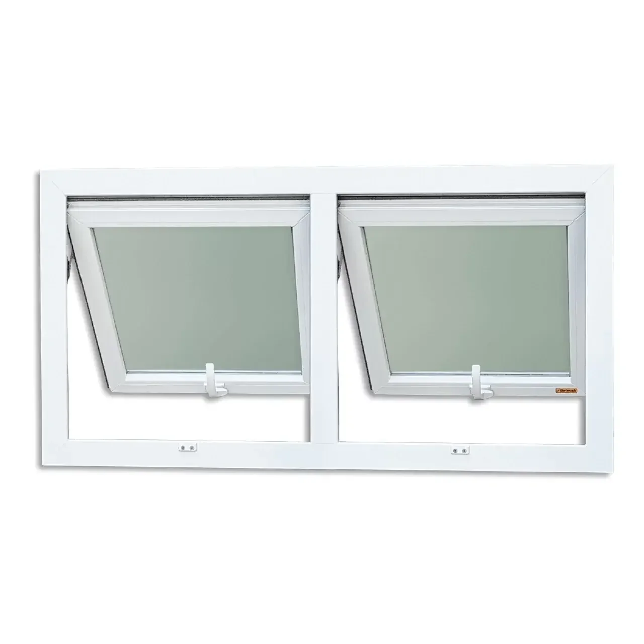 Ver imagem 6 de Janela de PVC Maxim-Ar 80x160cm 2 Basculas com Vidro Mini Boreal ITEC Brimak