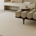 Ver imagem 2 de Tapete Vibe Prata Orgânico 1,50x2,50m - Tapetes Via Star