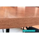Ver imagem 6 de Mesa para Cozinha 1547 Aço C/tampo Madeirado 160x90cm Freijo C/ Rose - Carraro