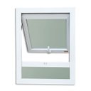 Ver imagem 7 de Janela de PVC Maxim-Ar 80x80cm com Bandeira e Vidro Mini Boreal Itec Brimak Branco