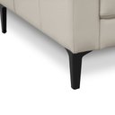 Ver imagem 5 de Sofá 3 Lugares para Sala Living Industrial 240cm Amélie L06 Couro Off White - Lyam Decor