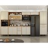 Cozinha Modulada Salvador 7 Peças Cinamomo/off White - Valdemóveis - 2
