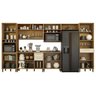 Cozinha Modulada Salvador 7 Peças Cinamomo/off White - Valdemóveis - 3