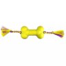 Corda com Osso Borracha Maciça Resistente Dental Bone Big Bull para Cães Pequenos - 1
