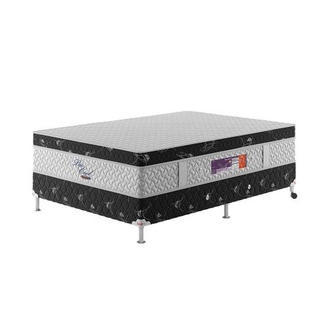 Cama Box Casal Bio Ciel Spubio Incofal Preto 138x188x57cm