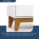 Ver imagem 6 de Móveis para Quarto Cômoda 3 Gavetas Magia Branco