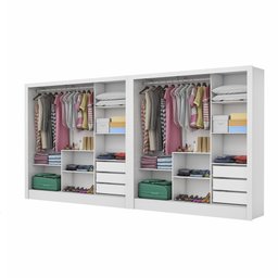 Closet Casal Duplo Dubai 6 Portas Premium 6 Gavetas - 2