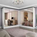 Ver imagem 1 de Closet Casal Duplo Dubai 6 Portas Premium 6 Gavetas