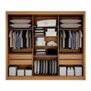 Ver imagem 4 de Guarda Roupa Milano 3 Pts com Espelho Cinamomo - Leifer