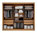 Ver imagem 4 de Guarda Roupa Milano 3 Pts com Espelho Cinamomo - Leifer